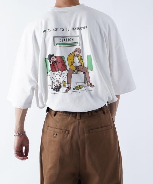 kutir(クティール)の「アソートアートTシャツ(Tシャツ/カットソー・メンズ・ホワイト/ブラック/ダークブラウン/ベージュ/オフホワイト/その他・SMALL/MEDIUM/LARGE)」の2枚目の写真