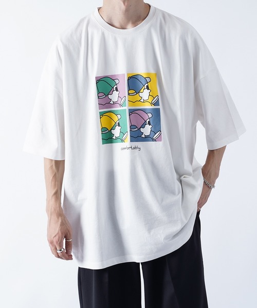 kutir(クティール)の「アソートアートTシャツ(Tシャツ/カットソー・メンズ・ホワイト/ブラック/ダークブラウン/ベージュ/オフホワイト/その他・SMALL/MEDIUM/LARGE)」の6枚目の写真