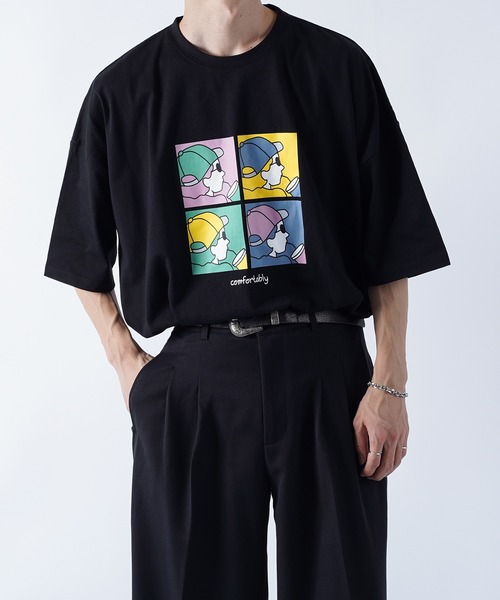 kutir(クティール)の「アソートアートTシャツ(Tシャツ/カットソー・メンズ・ホワイト/ブラック/ダークブラウン/ベージュ/オフホワイト/その他・SMALL/MEDIUM/LARGE)」の3枚目の写真