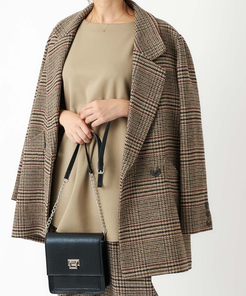 ▼レア✨美品✨サリースコット【9】北欧総柄 コーデュロイ チェック ダウンコート sallyscott（サリースコット） 古着 買取 通販