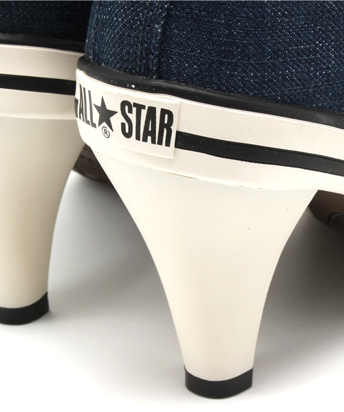 CONVERSE（コンバース）の「コンバース ヒールスニーカー オールスター CONVERSE AS HL WMT HI（スニーカー・レディース・インディゴブルー/ブラック・23cm/24cm/24.5cm/23.5cm）」の4枚目の写真