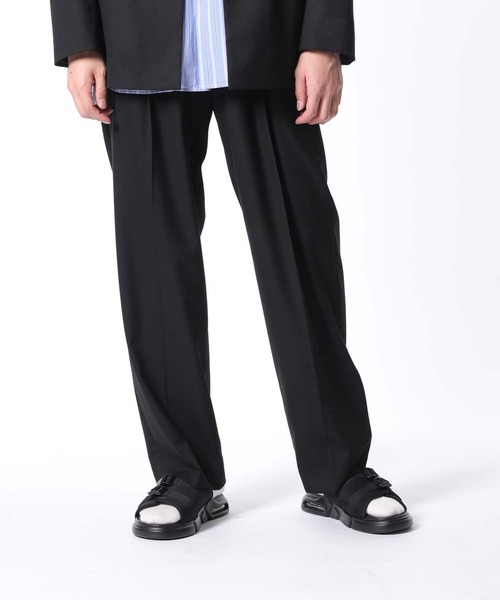 ADAM ET ROPE'（アダムエロペ）の「【Carreman】ルーズテーパード ワイドスラックス/セットアップ対応（スラックス・メンズ・ブラック・S/M/L）」の7枚目の写真
