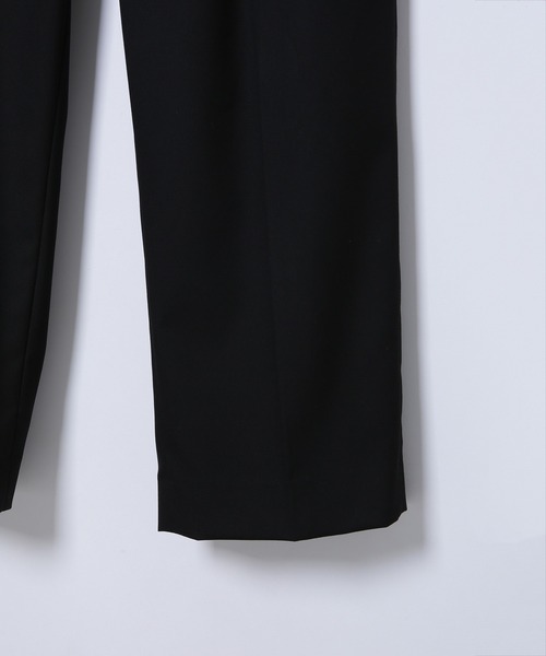 ADAM ET ROPE'（アダムエロペ）の「【Carreman】ルーズテーパード ワイドスラックス/セットアップ対応（スラックス・メンズ・ブラック・S/M/L）」の6枚目の写真