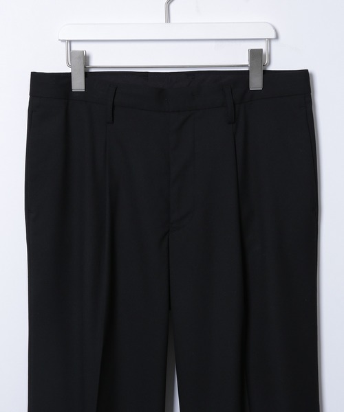 ADAM ET ROPE'（アダムエロペ）の「【Carreman】ルーズテーパード ワイドスラックス/セットアップ対応（スラックス・メンズ・ブラック・S/M/L）」の2枚目の写真