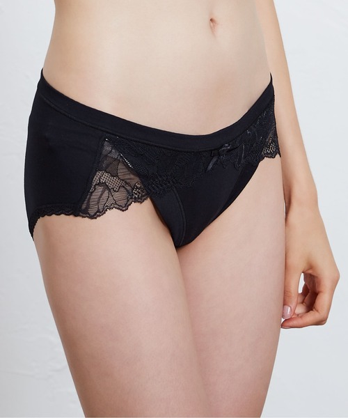 HEAVEN Japan（ヘヴンジャパン）の「もう離れ垂れへんブラ　スタンダードショーツ（ショーツ・レディース・ブラック/コーラルピンク/ライトブルー・LL/M/L）」の4枚目の写真