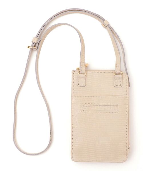 VIOLAd'ORO（ヴィオラドーロ）の「VIOLAd’ORO:スマートフォンポシェット（ショルダーバッグ・レディース・ライトグレー/ブラック/ベージュ系その他・ONE SIZE）」の6枚目の写真