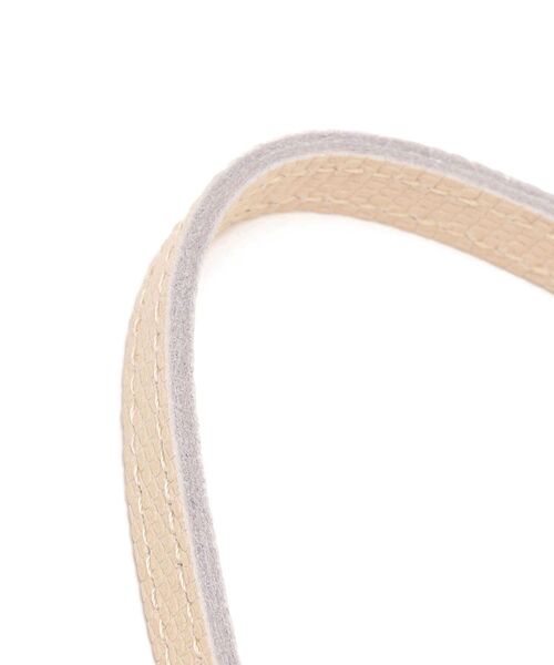 VIOLAd'ORO（ヴィオラドーロ）の「VIOLAd’ORO:スマートフォンポシェット（ショルダーバッグ・レディース・ライトグレー/ブラック/ベージュ系その他・ONE SIZE）」の7枚目の写真