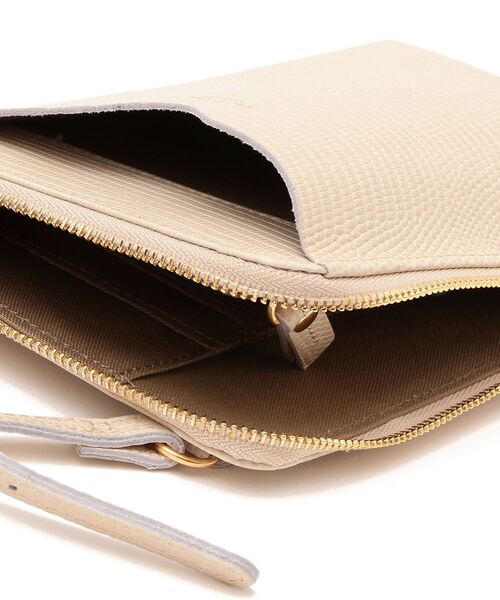 VIOLAd'ORO（ヴィオラドーロ）の「VIOLAd’ORO:スマートフォンポシェット（ショルダーバッグ・レディース・ライトグレー/ブラック/ベージュ系その他・ONE SIZE）」の12枚目の写真