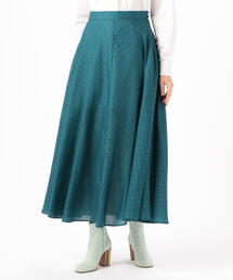 SOULEIADO（ソレイアード）の「ポリエステルプリント フレア