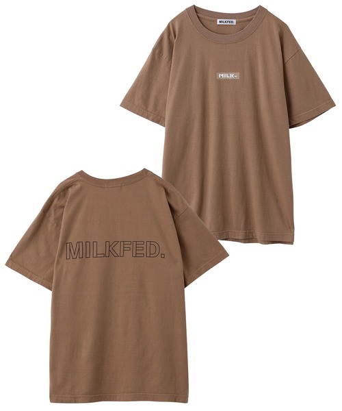 MILKFED.（ミルクフェド）の「SS TEE MINI BAR（Tシャツ/カットソー・レディース・ホワイト/チャコールグレー/ライトグレー/ブラック/ベージュ/ライトグリーン・ONE SIZE）」の5枚目の写真