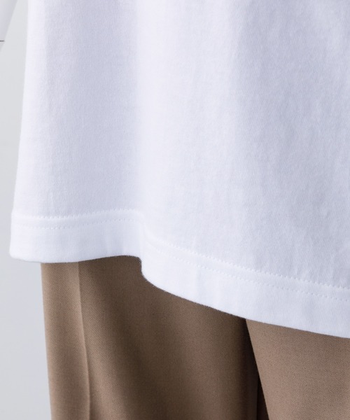 MILKFED.（ミルクフェド）の「SS TEE MINI BAR（Tシャツ/カットソー・レディース・ホワイト/チャコールグレー/ライトグレー/ブラック/ベージュ/ライトグリーン・ONE SIZE）」の8枚目の写真