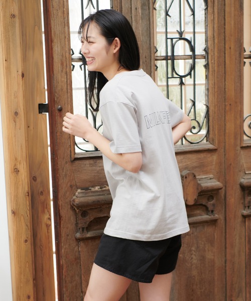 MILKFED.（ミルクフェド）の「SS TEE MINI BAR（Tシャツ/カットソー・レディース・ホワイト/チャコールグレー/ライトグレー/ブラック/ベージュ/ライトグリーン・ONE SIZE）」の13枚目の写真