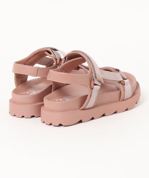 byあしながおじさん（バイアシナガオジサン）の「ワントーンスポーツサンダル / byあしながおじさん（サンダル・レディース・ブラック/グレー/ピンク/ブルー・LL/S/M/L）」の17枚目の写真