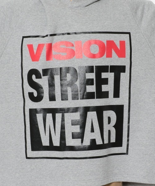 ANREALAGE（アンリアレイジ）の「【ANREALAGE(アンリアレイジ) x VISION STREET WEAR 】 ZOOM UP SWEAT PARKA コラボパーカー（パーカー・メンズ・ブラック/グレー・MEDIUM/LARGE）」の7枚目の写真