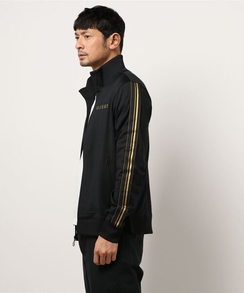 Guess（ゲス）の「【GUESS】 KEITH GOLD STRIPE（ジャージ・メンズ・ブラック系その他・2）」の3枚目の写真
