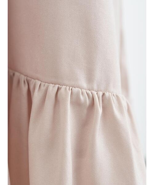 earth music&ecology（アースミュージックアンドエコロジー）の「カシュクールキャミワンピース ＊（ワンピース・レディース・ブラウン/サックスブルー/ピンク・FREE）」の17枚目の写真