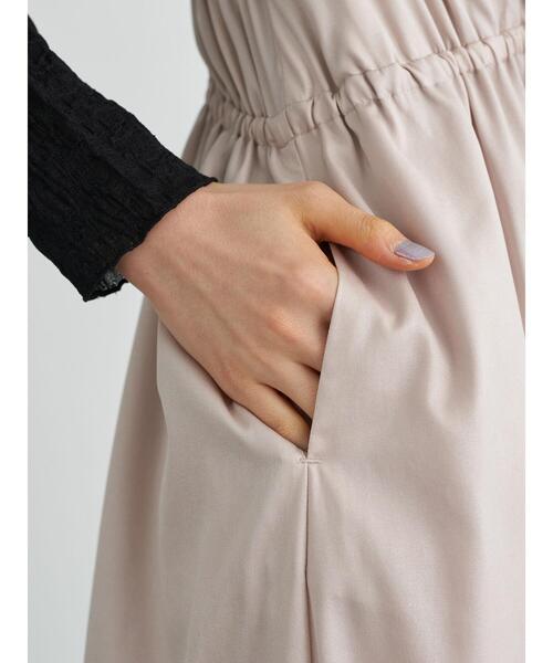 earth music&ecology（アースミュージックアンドエコロジー）の「カシュクールキャミワンピース ＊（ワンピース・レディース・ブラウン/サックスブルー/ピンク・FREE）」の18枚目の写真