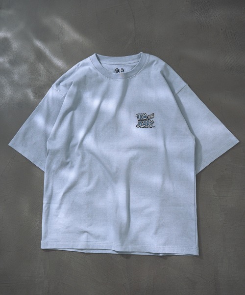 PUBLUX(パブリュクス)の「〇【Tom and Jerry】別注プリントTシャツ/グラフィック/ユニセックス/(Tシャツ/カットソー・メンズ・ホワイト/ブラック/ベージュ/サックスブルー・SMALL/MEDIUM/LARGE/X-LARGE)」の18枚目の写真