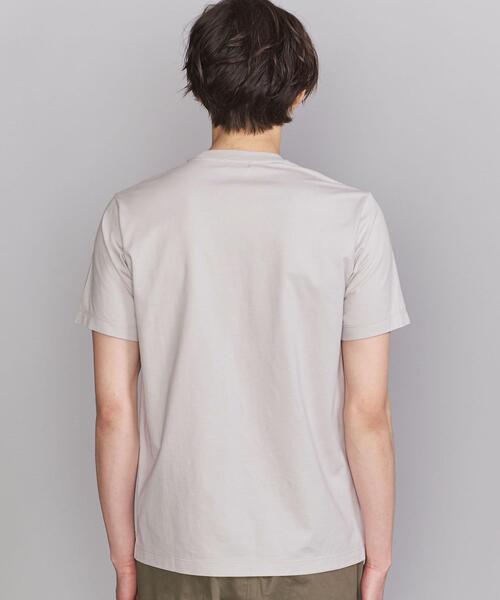 BEAUTY&YOUTH UNITED ARROWS（ビューティーアンドユースユナイテッドアローズ）の「BY ハイゲージ コットン Tシャツ（Tシャツ/カットソー・メンズ・ホワイト/ライトグレー/ブラック/オリーブ/ライトピンク/その他1・SMALL/MEDIUM/LARGE/X-LARGE）」の7枚目の写真