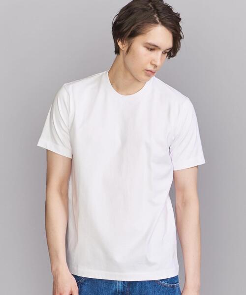 BEAUTY&YOUTH UNITED ARROWS（ビューティーアンドユースユナイテッドアローズ）の「BY ハイゲージ コットン Tシャツ（Tシャツ/カットソー・メンズ・ホワイト/ライトグレー/ブラック/オリーブ/ライトピンク/その他1・SMALL/MEDIUM/LARGE/X-LARGE）」の15枚目の写真