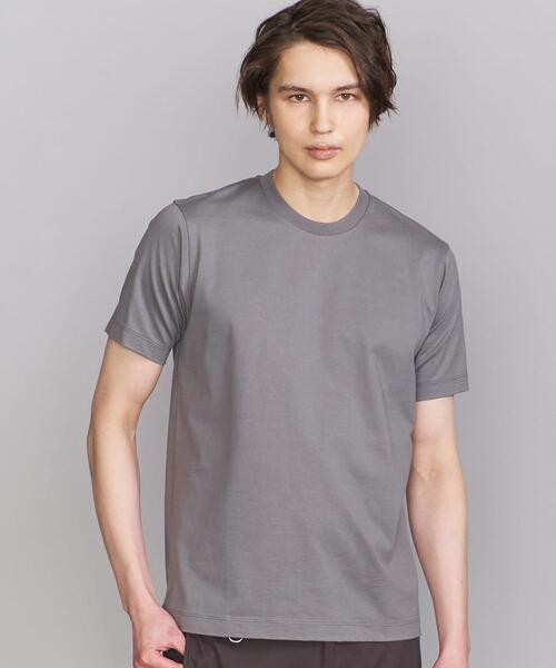 BEAUTY&YOUTH UNITED ARROWS（ビューティーアンドユースユナイテッドアローズ）の「BY ハイゲージ コットン Tシャツ（Tシャツ/カットソー・メンズ・ホワイト/ライトグレー/ブラック/オリーブ/ライトピンク/その他1・SMALL/MEDIUM/LARGE/X-LARGE）」の8枚目の写真