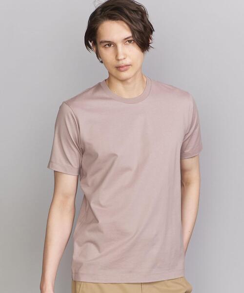 BEAUTY&YOUTH UNITED ARROWS（ビューティーアンドユースユナイテッドアローズ）の「BY ハイゲージ コットン Tシャツ（Tシャツ/カットソー・メンズ・ホワイト/ライトグレー/ブラック/オリーブ/ライトピンク/その他1・SMALL/MEDIUM/LARGE/X-LARGE）」の14枚目の写真