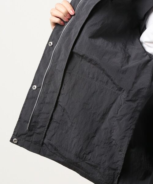 Rewde（ルゥデ）の「スタンドカラージャケット（1R16-8810252）（その他アウター・レディース・チャコールグレー/ベージュ・M/L）」の5枚目の写真