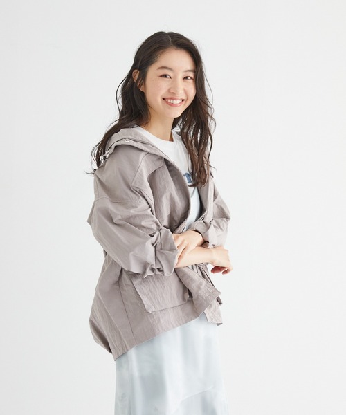 Rewde（ルゥデ）の「スタンドカラージャケット（1R16-8810252）（その他アウター・レディース・チャコールグレー/ベージュ・M/L）」の22枚目の写真