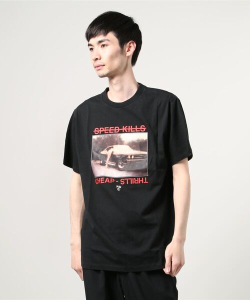 JACK & MARIE（ジャックアンドマリー）の「THRILLS Speed Kills Merch Fit Tee (スリルズ )(ブラック)(TS20-128B)（Tシャツ/カットソー・メンズ・ブラック・M/L）」の10枚目の写真