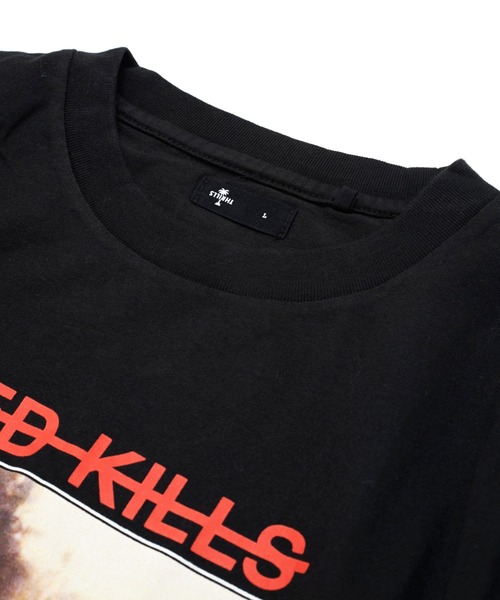JACK & MARIE（ジャックアンドマリー）の「THRILLS Speed Kills Merch Fit Tee (スリルズ )(ブラック)(TS20-128B)（Tシャツ/カットソー・メンズ・ブラック・M/L）」の7枚目の写真