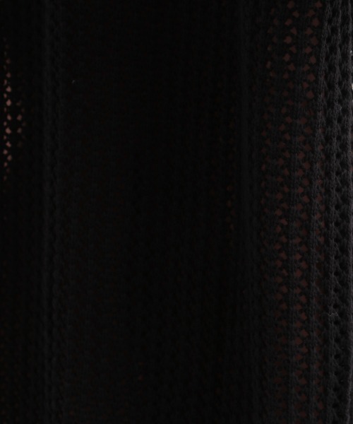 Andemiu（アンデミュウ）の「スカシアミオーバーカーディガン948119（カーディガン/ボレロ・レディース・ブラック/オフホワイト/ブラウン・FREE）」の12枚目の写真