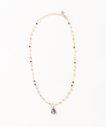 【NAKAMOL】ドロップストーンネックレス