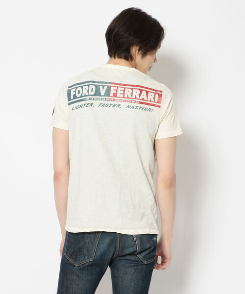 Johnson Motors Inc.(ジョンソン モータース)の「Johnson Motors,Inc./ジョンソン モータース/FORD V FERRARI(Tシャツ/カットソー・メンズ・ホワイト・SMALL/MEDIUM/LARGE)」の10枚目の写真