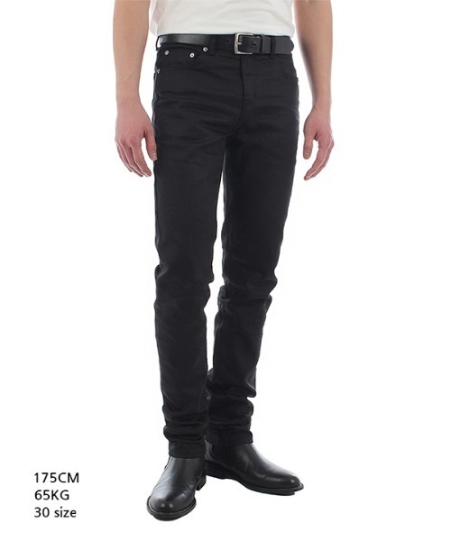 Union Garments(ユニオンガーメンツ)の「【Union Garments 】スリムストレート コーティングジーンズ / SLIM STRAIGHT COATING JEANS(デニムパンツ・メンズ・ブラック・32inch/30inch/28inch/34inch/31inch/29inch/33inch)」の11枚目の写真