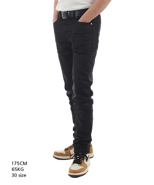Union Garments(ユニオンガーメンツ)の「【Union Garments 】スリムストレート コーティングジーンズ / SLIM STRAIGHT COATING JEANS(デニムパンツ・メンズ・ブラック・32inch/30inch/28inch/34inch/31inch/29inch/33inch)」の16枚目の写真