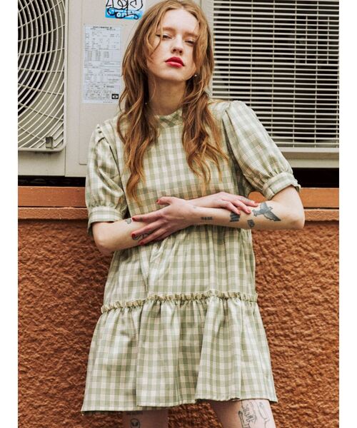 jouetie（ジュエティ）の「リボンティアードチュニック（チュニック・レディース・ブラック/その他1/オフホワイト・MEDIUM）」の3枚目の写真