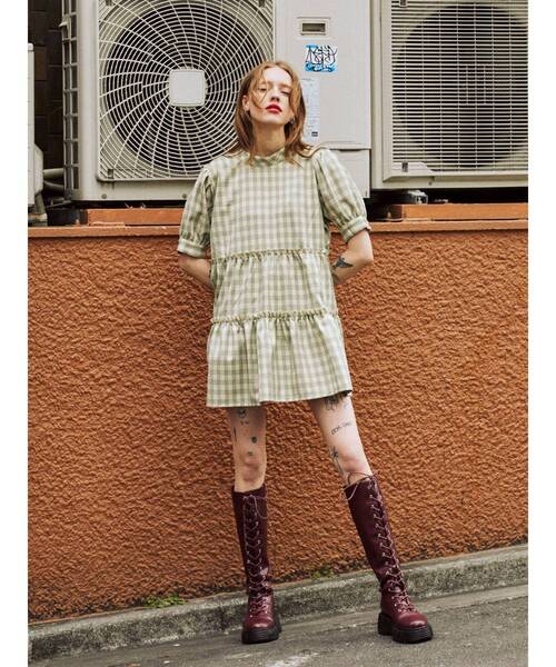 jouetie（ジュエティ）の「リボンティアードチュニック（チュニック・レディース・ブラック/その他1/オフホワイト・MEDIUM）」の8枚目の写真