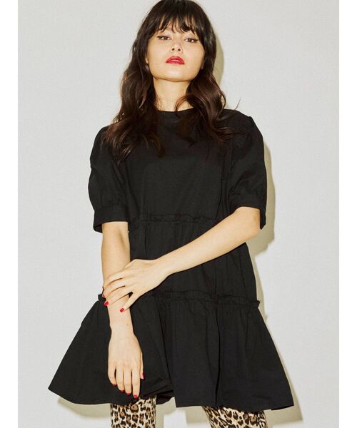 jouetie（ジュエティ）の「リボンティアードチュニック（チュニック・レディース・ブラック/その他1/オフホワイト・MEDIUM）」の11枚目の写真