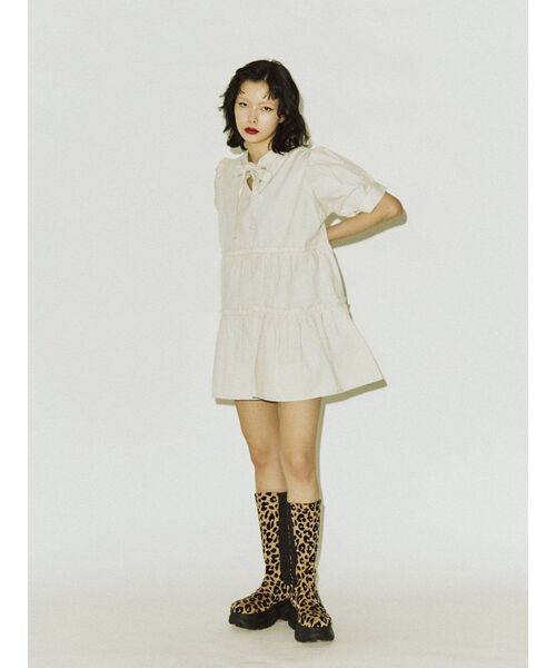 jouetie（ジュエティ）の「リボンティアードチュニック（チュニック・レディース・ブラック/その他1/オフホワイト・MEDIUM）」の21枚目の写真