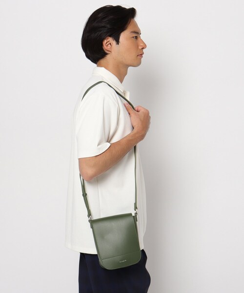 THE SHOP TK （ザ ショップ ティーケー ）の「◆フラップミニショルダーバッグ（ショルダーバッグ・メンズ・ブラウン系その他/ダークグリーン/ブラック・00）」の10枚目の写真