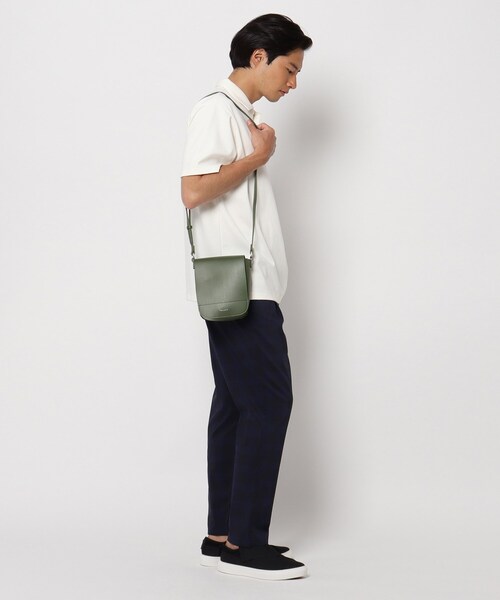 THE SHOP TK （ザ ショップ ティーケー ）の「◆フラップミニショルダーバッグ（ショルダーバッグ・メンズ・ブラウン系その他/ダークグリーン/ブラック・00）」の9枚目の写真