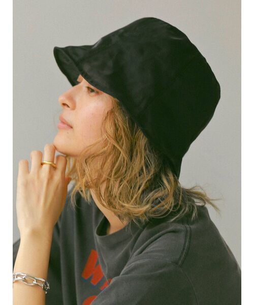 Ungrid（アングリッド）の「シアーバケットハット（ハット・レディース・ブラック/ブラウン・FREE）」の2枚目の写真