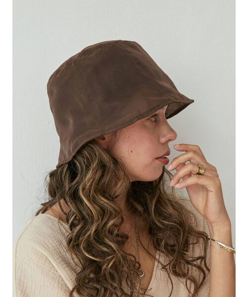 Ungrid（アングリッド）の「シアーバケットハット（ハット・レディース・ブラック/ブラウン・FREE）」の5枚目の写真