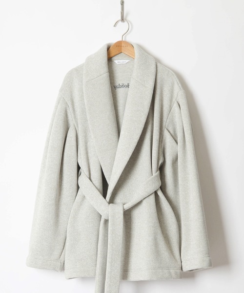 HOLIDAY（ホリデイ）の「THERMAL PRO FLEECE GOWN サーマルプロフリースガウン（その他アウター・レディース・ネイビー/グレー系その他・ONE SIZE）」の2枚目の写真