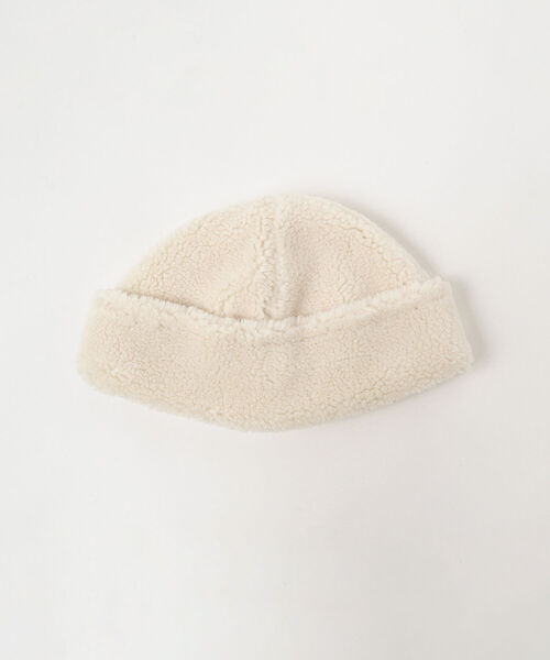 Ray BEAMS（レイビームス）の「CONTROL FREAK × Ray BEAMS / 別注 ボア ワッチキャップ（キャップ・レディース・ブラック/オフホワイト・ONE SIZE）」の7枚目の写真