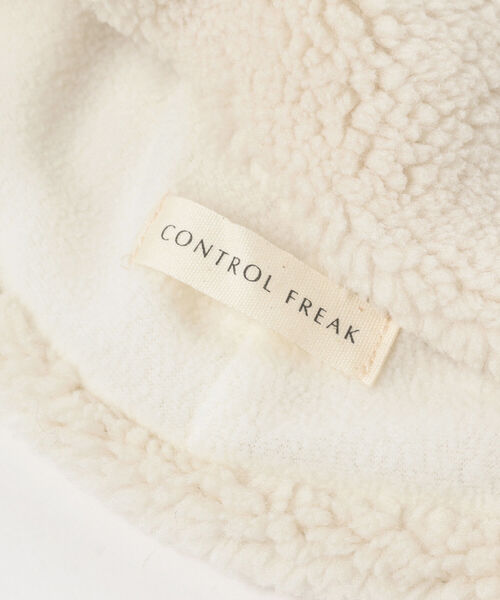 Ray BEAMS（レイビームス）の「CONTROL FREAK × Ray BEAMS / 別注 ボア ワッチキャップ（キャップ・レディース・ブラック/オフホワイト・ONE SIZE）」の9枚目の写真