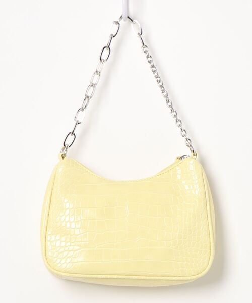FIG&VIPER(フィグアンドバイパー)の「クロコチェーンBAG(ショルダーバッグ・レディース・ホワイト/ブラック/ベージュ/ライトグリーン/ライトイエロー・FREE)」の14枚目の写真