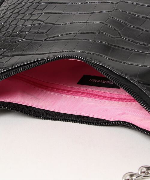 FIG&VIPER(フィグアンドバイパー)の「クロコチェーンBAG(ショルダーバッグ・レディース・ホワイト/ブラック/ベージュ/ライトグリーン/ライトイエロー・FREE)」の20枚目の写真