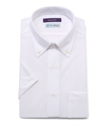 Perfect Suit FActory | 【完全ノーアイロン】半袖アイシャツ　バイオセンサー　ホワイト/サックス/ネイビー(ビジネスシャツ)