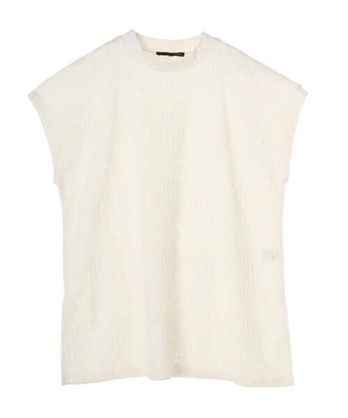 Sugar spoon（シュガースプーン）の「・SUGAR SPOON ダイヤレースチュニック＊（Tシャツ/カットソー・レディース・ブラック/サックスブルー/ピンク/アイボリー・FREE）」の21枚目の写真